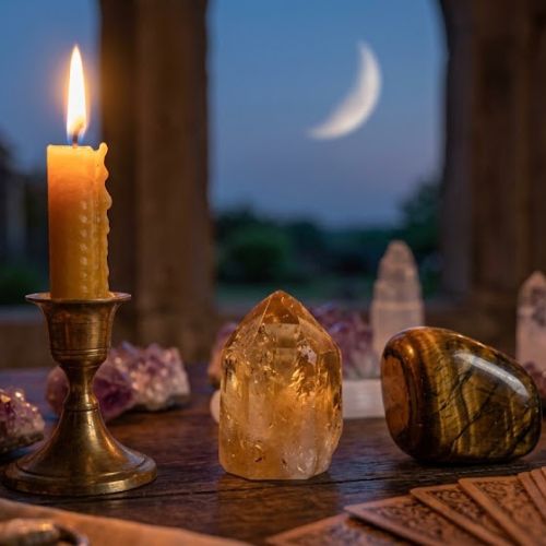 rituel ancrage lune croissante ludivine divinilis